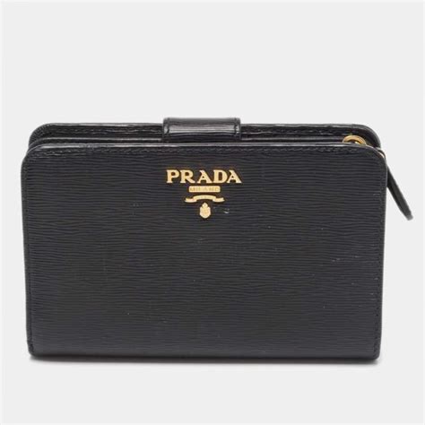 prada vitello move compact wallet black|Prada Vitello Move Wallet .